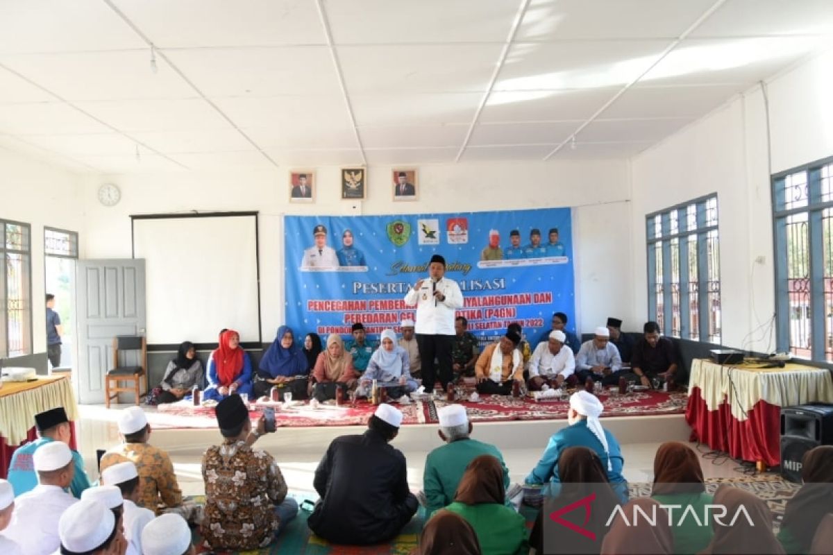 Dukung visi Bupati Tapsel, MAPAN RI sosialisasi sehat tanpa narkoba