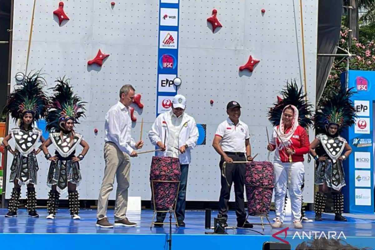 Ministry officiates Rock Climbing World Cup 2022 in Jakarta