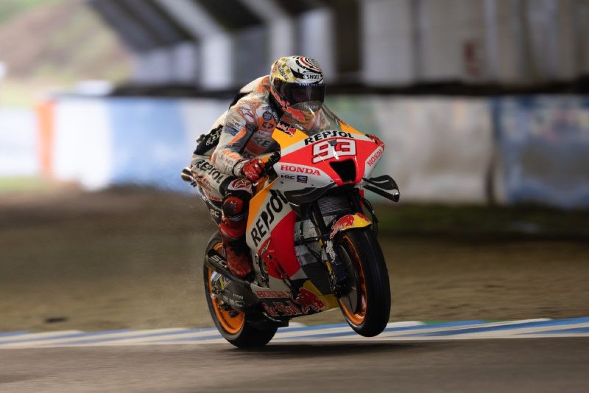 MotoGP - Kondisi fisik Marc Marquez tak memungkinkan "full attack" di Motegi Jepang
