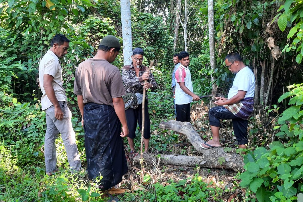 Nazir Asy-Syuhada Ukur tanah wakaf di Aceh Besar
