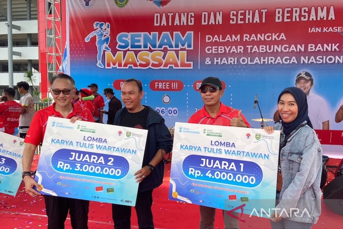 Dolly Rosana, Pewarta ANTARA juara lomba karya jurnalistik Bank Sumsel Babel