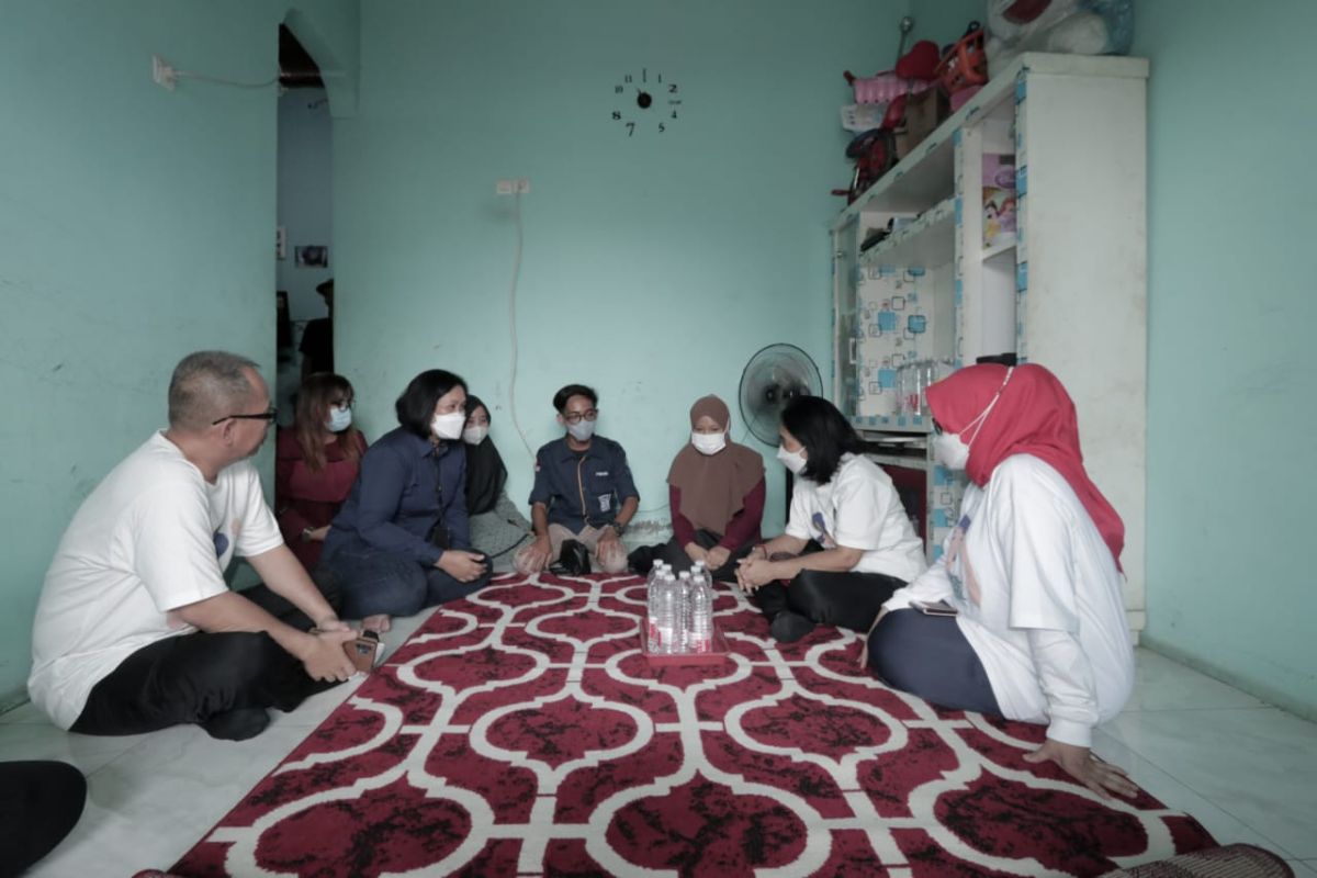 Menteri PPPA kunjungi anak korban kekerasan seksual di Jakarta Utara