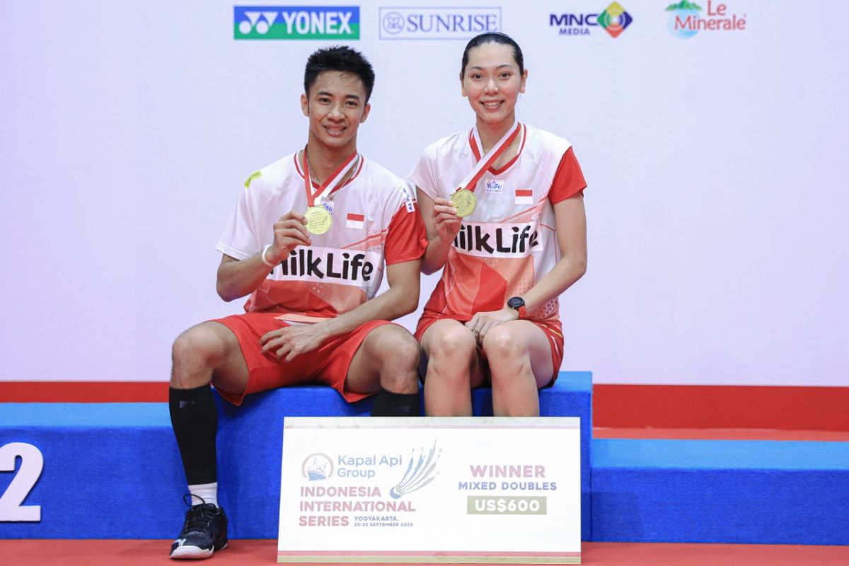 Dejan/Gloria tekuk Reza/Melati gelar International Series 2022