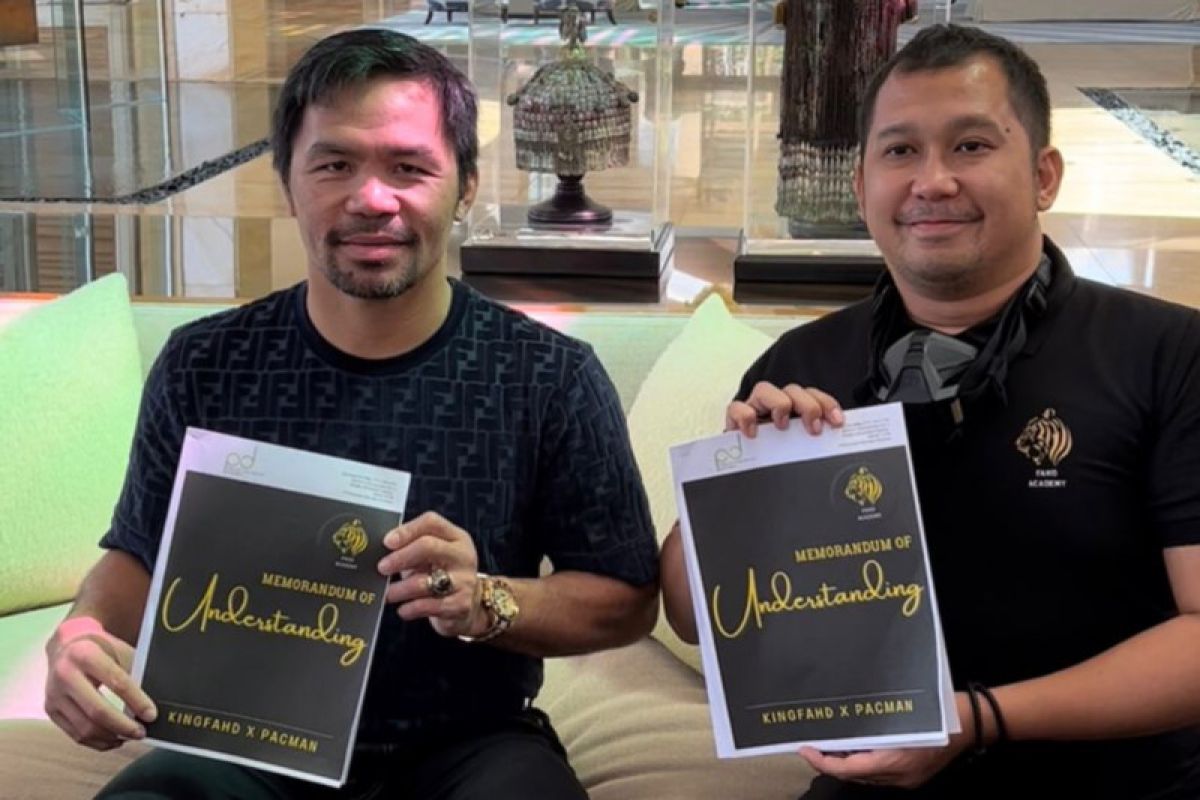 Legenda tinju Manny Pacquiao buka sekolah tinju di Jakarta