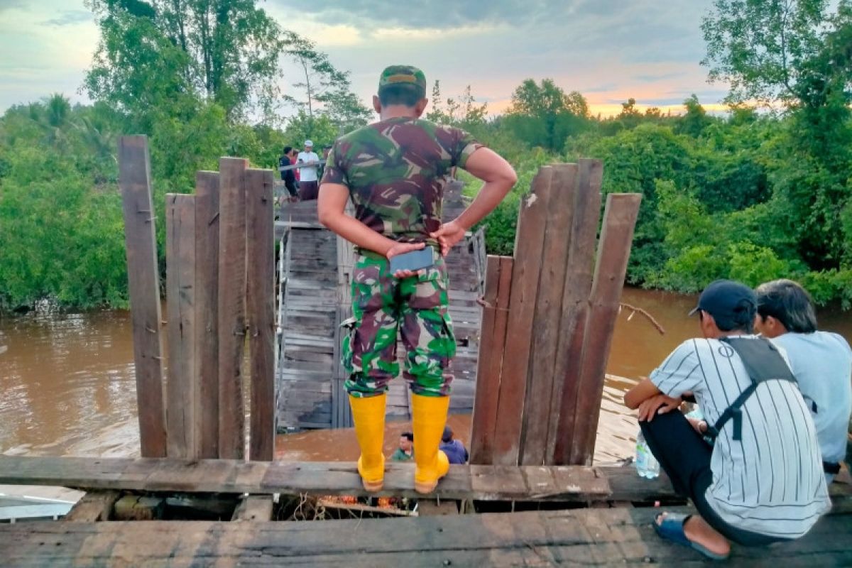 Dinas PUPR Pulang Pisau bersiap perbaiki jembatan Sei Jeruju