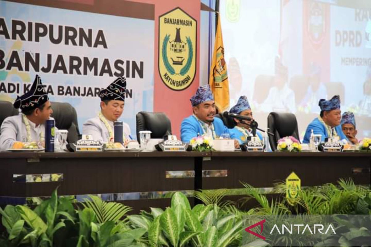 Lapsus- DPRD Banjarmasin gelar rapat paripurna Harjad ke-496