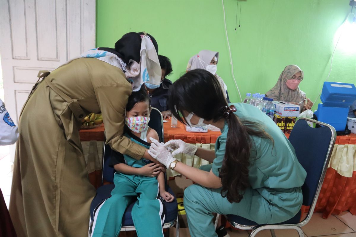 Sebanyak 15.227  anak di Bangka Tengah sudah disuntik vaksin dosis kedua