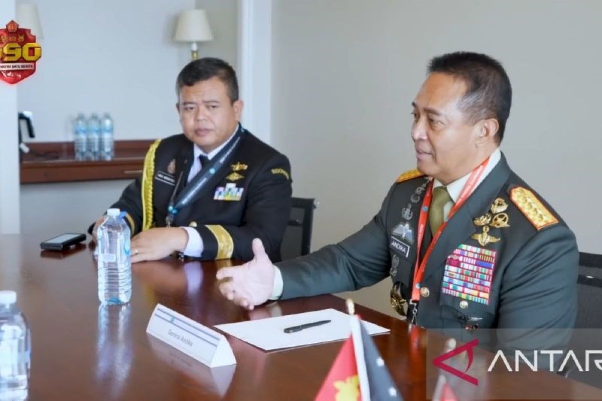 Panglima TNI Jenderal TNI Andika Perkasa bahas kerja sama melibatkan 10 negara tetangga