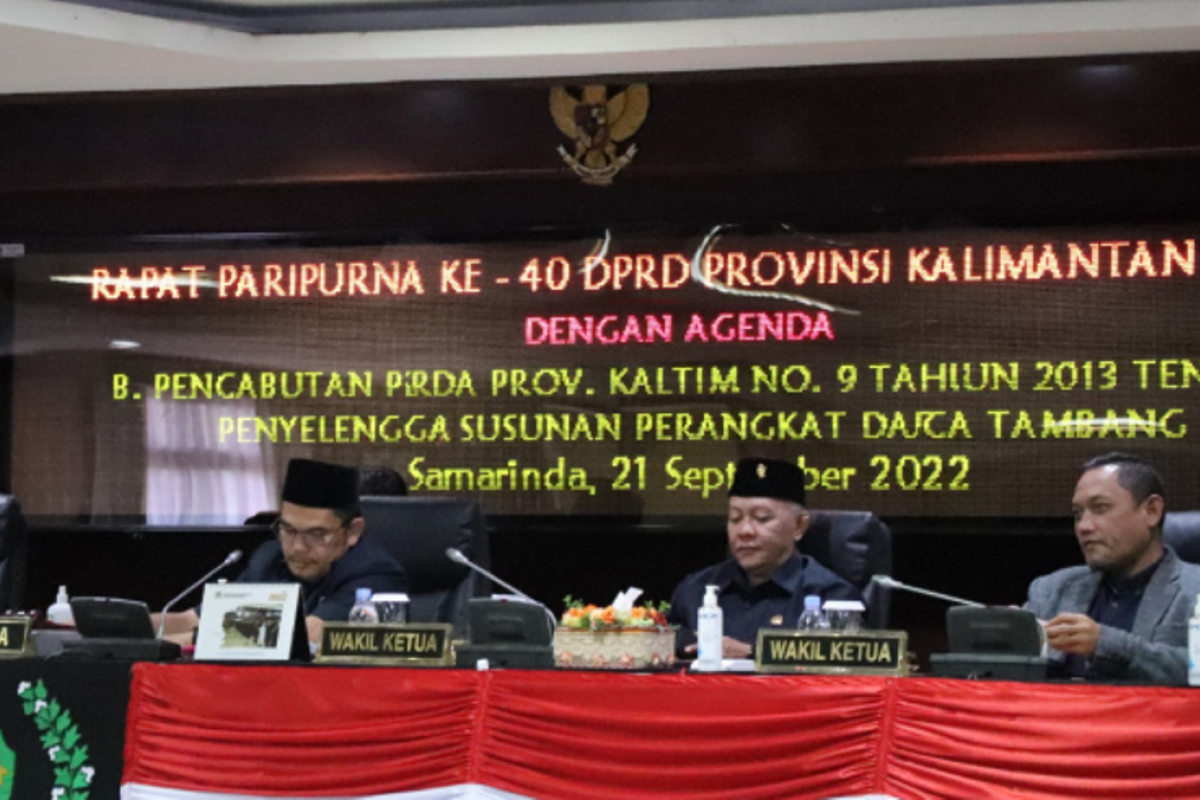 DPRD Kaltim cabut dua Perda