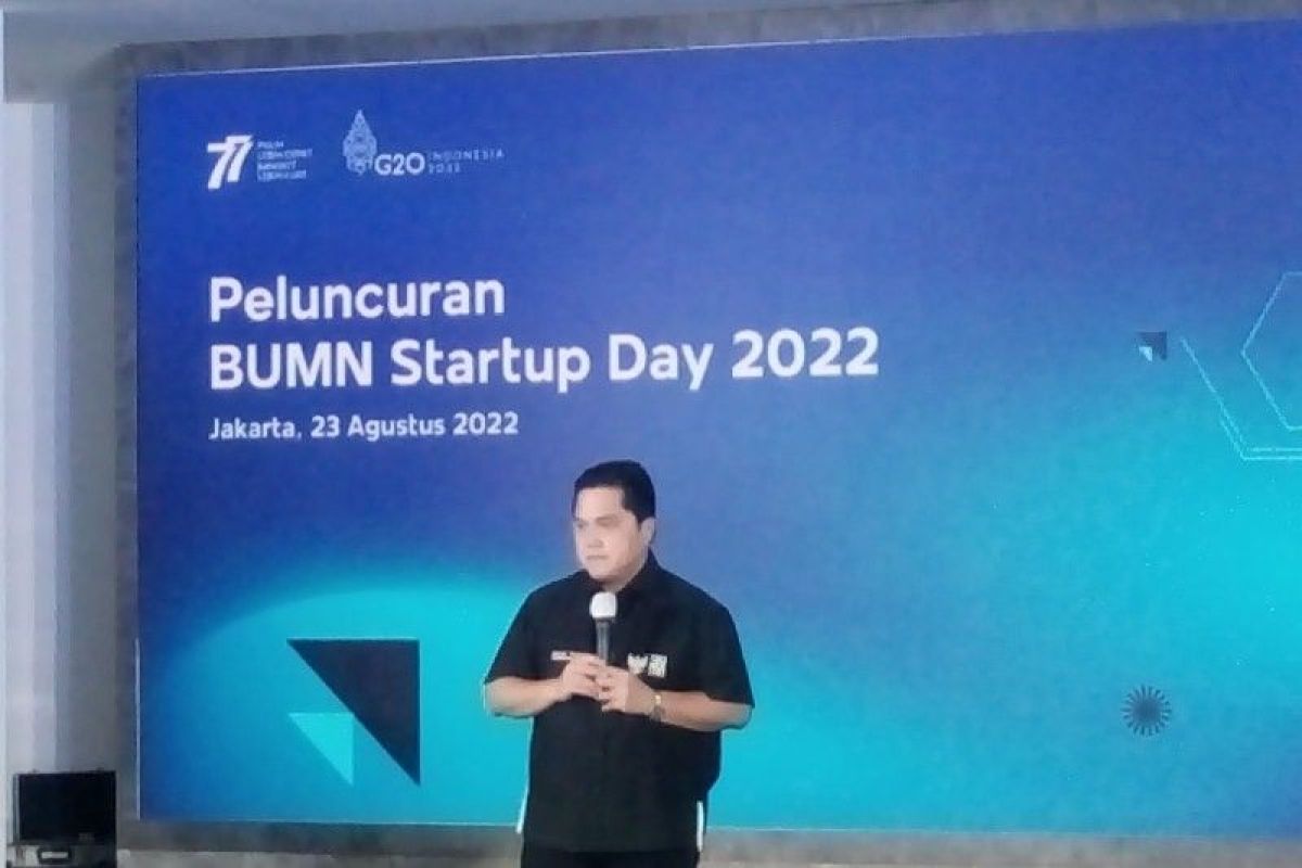 Menteri BUMN Erick Thohir sebut percepatan startup untuk perluas lapangan kerja