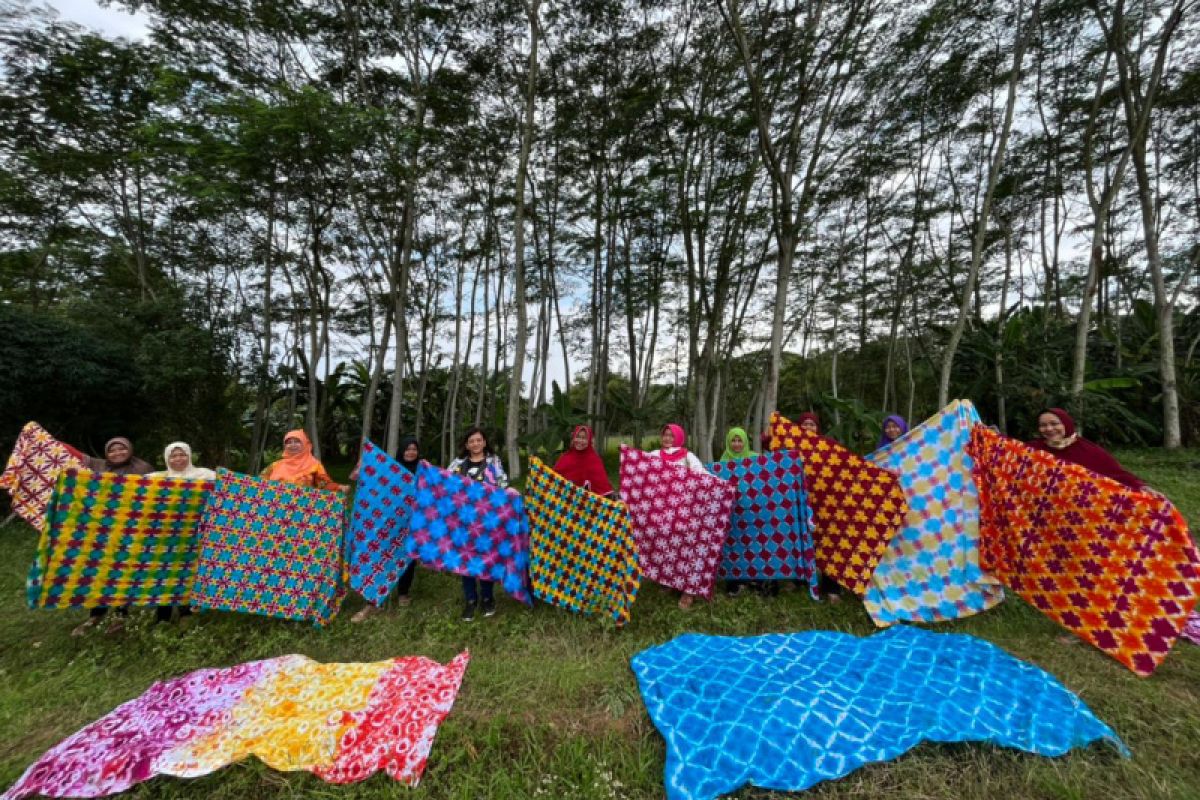 Pembatik di Banyumas dilatih teknik shibori asal Jepang