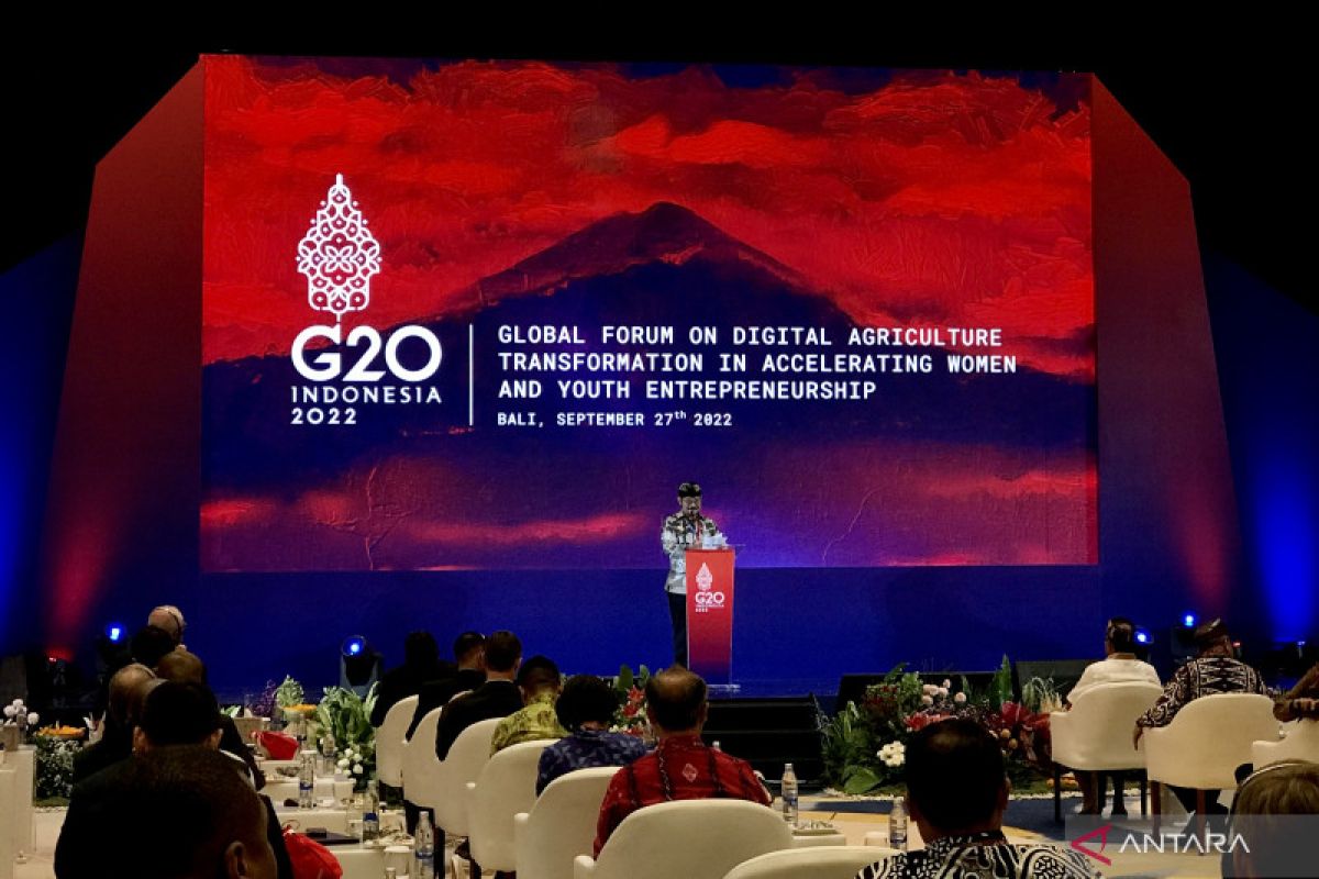 Indonesia ajak negara G20 kerja sama majukan pertanian digital