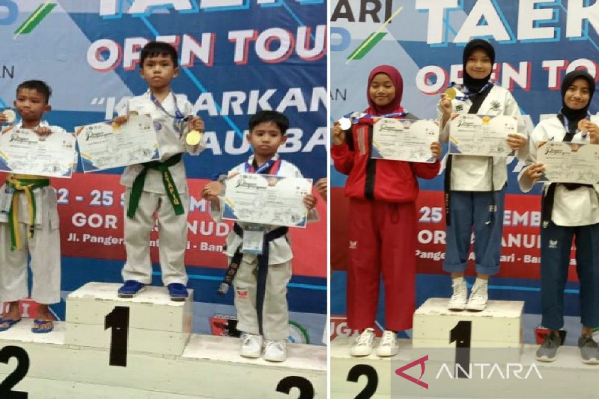 Enam medali disabet atlet taekwondo HSU