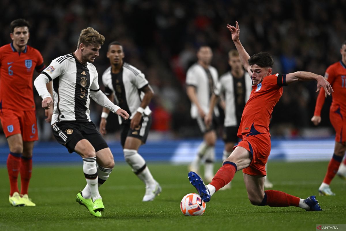 Jerman vs Inggris berakhir imbang dengan skor 3-3