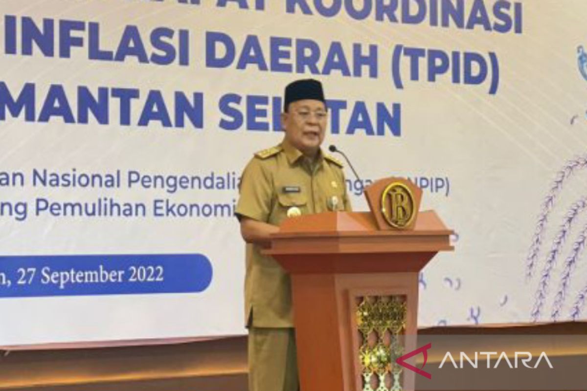Inflation above 5% hits South Kalimantan's two cities: Governor
