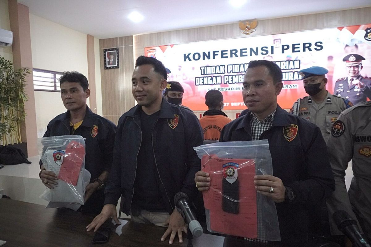 Polresta Mataram tangkap dua tersangka pencurian