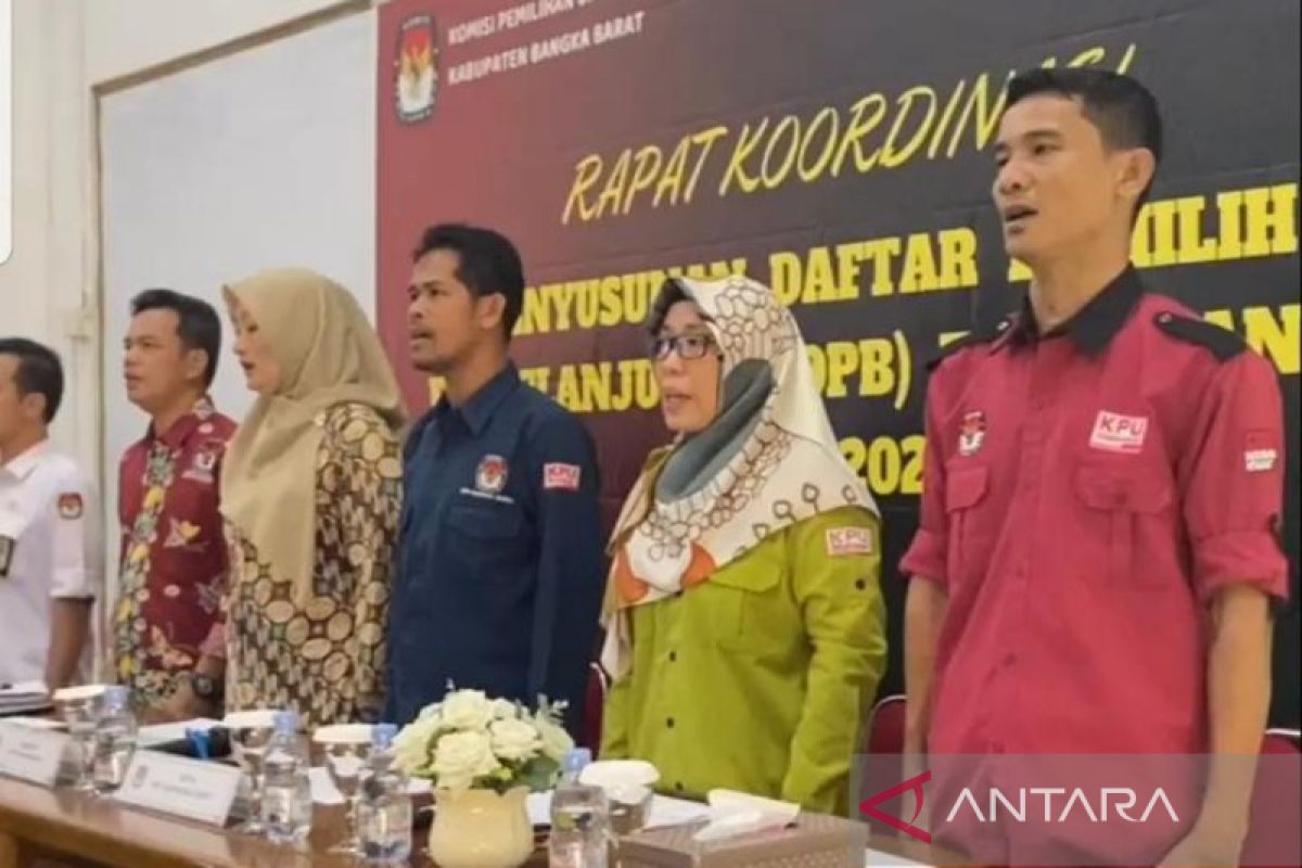 KPU Bangka Barat Perbaiki Data Pemilih Pemilu 2024 - ANTARA News Bangka ...