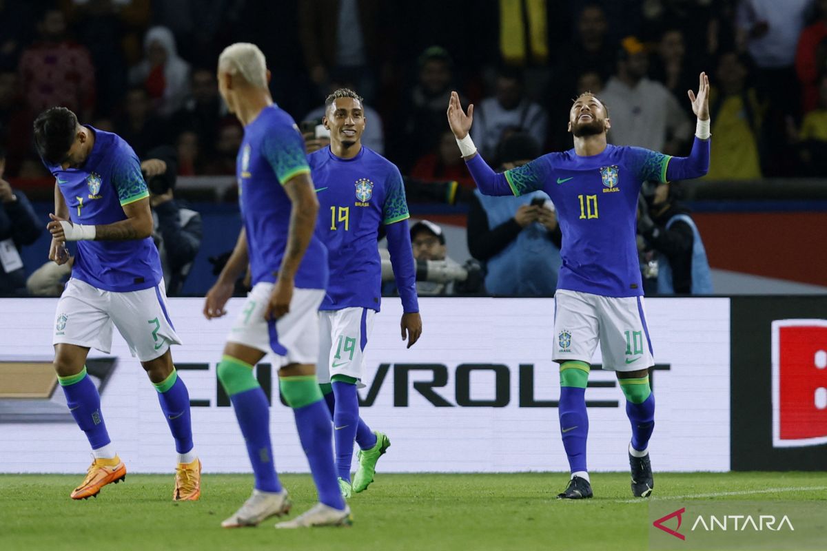 Brazil menang telak 5-1 atas Tunisia