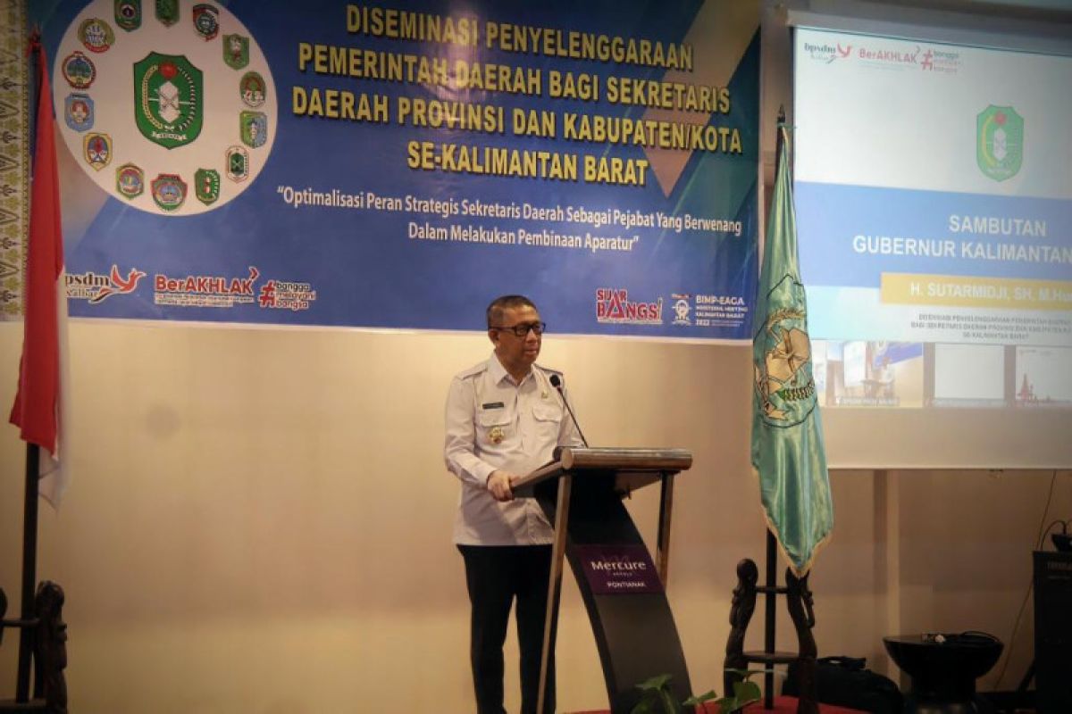 Sutarmidji sebut sekda berperan penting dalam roda pemerintahan