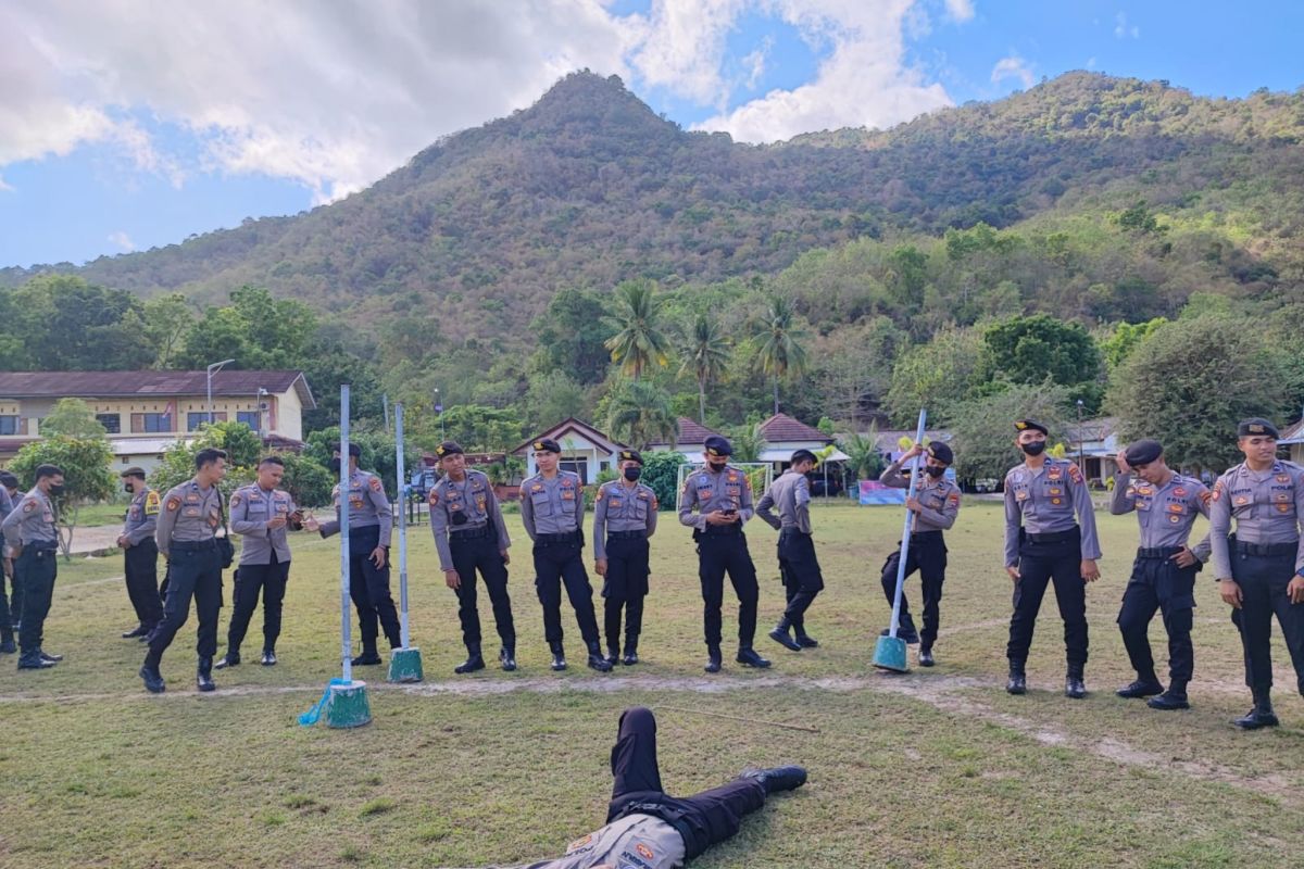 Sat Samapta Polres Sumbawa Barat lakukan latihan TPTKP