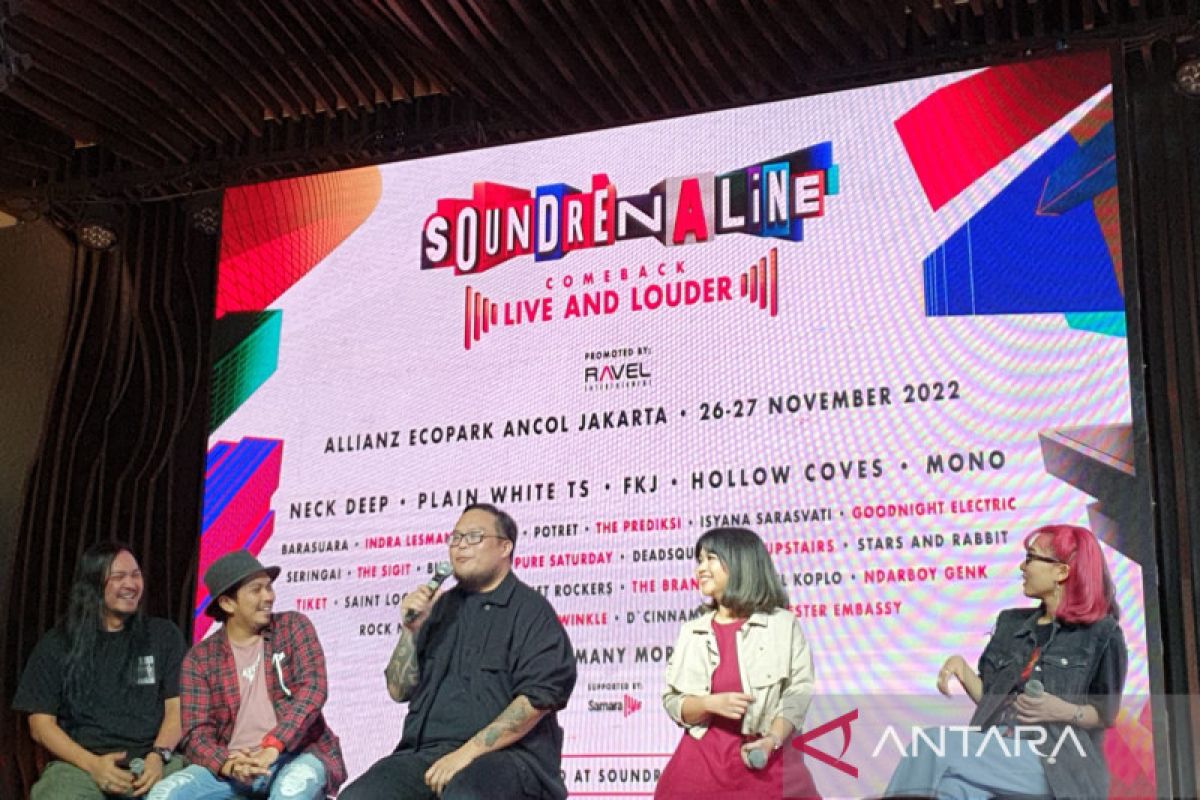 Soundrenaline 2022 "comeback" siap guncang  Jakarta
