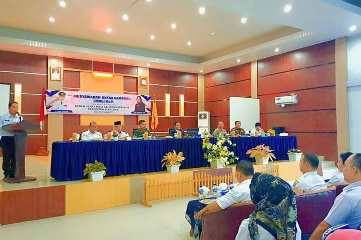 Tingkatkan pertumbuhan ekonomi, Pemkab Aceh Jaya minta gampong miliki perusahaan Bersama