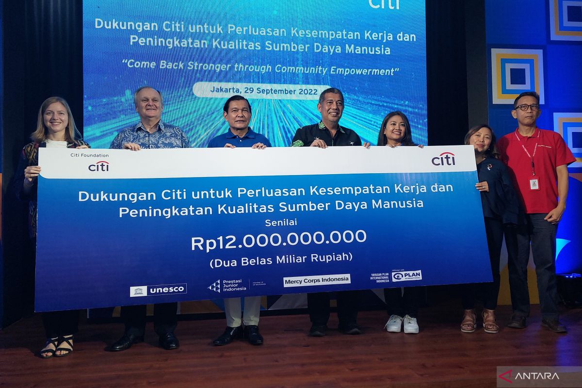 Citi Indonesia alokasikan dana hibah Rp 12 miliar ke empat mitra