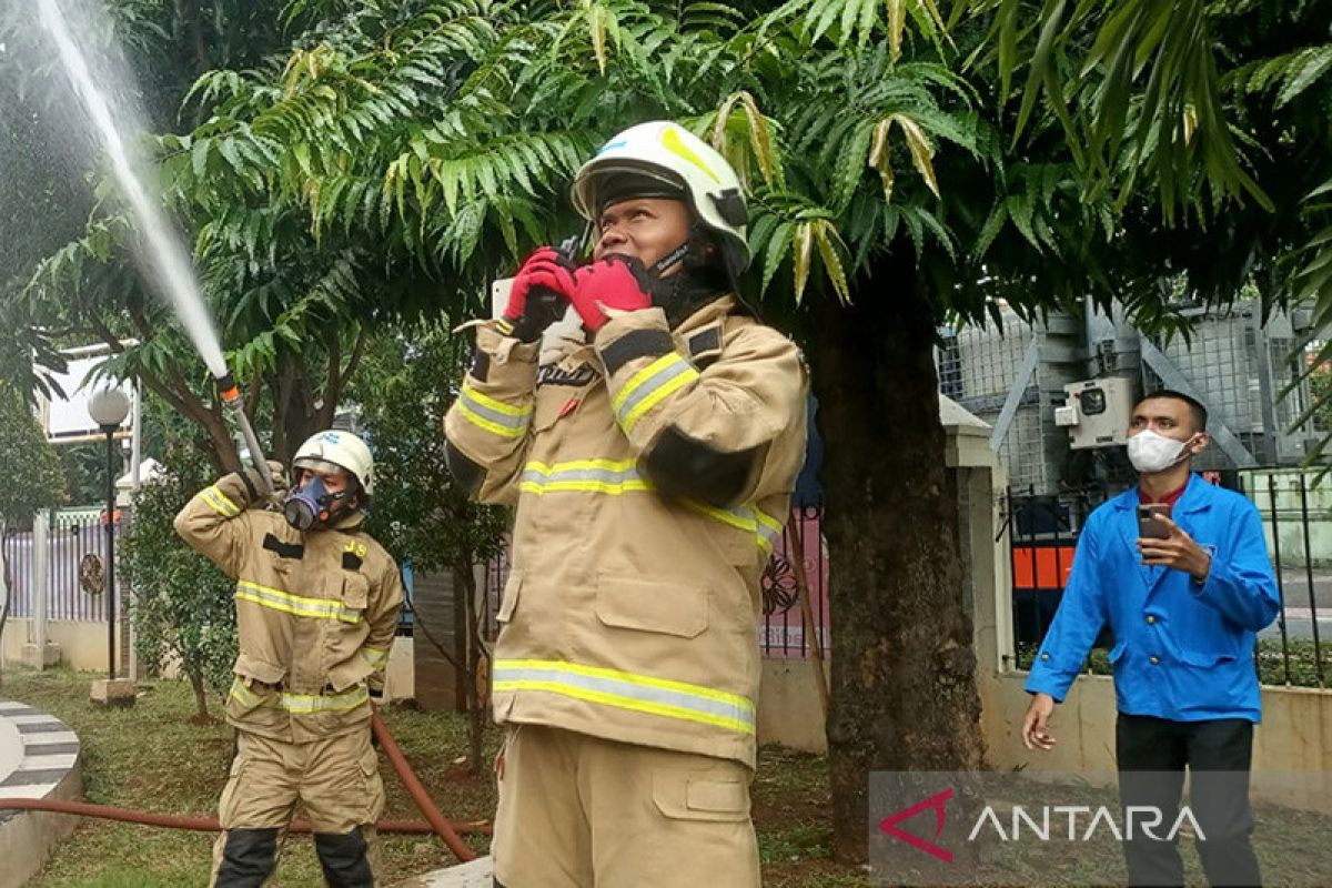 Gulkarmat Jakarta Selatan simulasi gempa dan kebakaran di Pesanggrahan