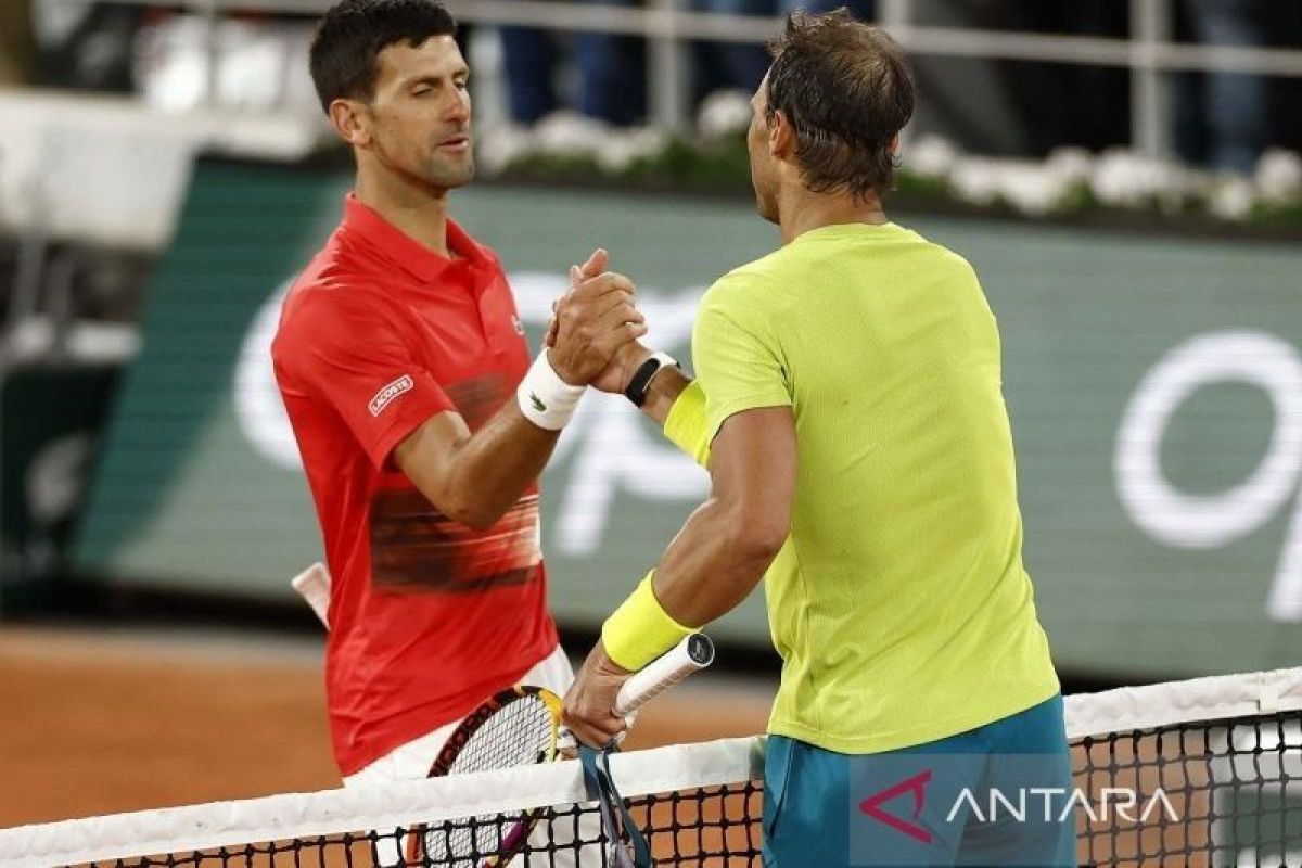 Mata Djokovic beralih ke Nadal sebagai pesaing utama setelah Federer gantung raket
