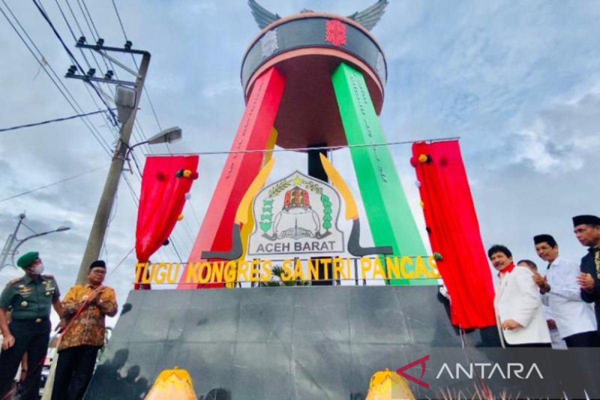 Tugu Kongres Santri Pancasila pertama diresmikan di Aceh