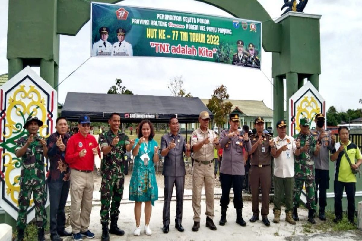 Sekda: Penanaman sejuta pohon selaras dengan 'Kasongan Kota Hijau'