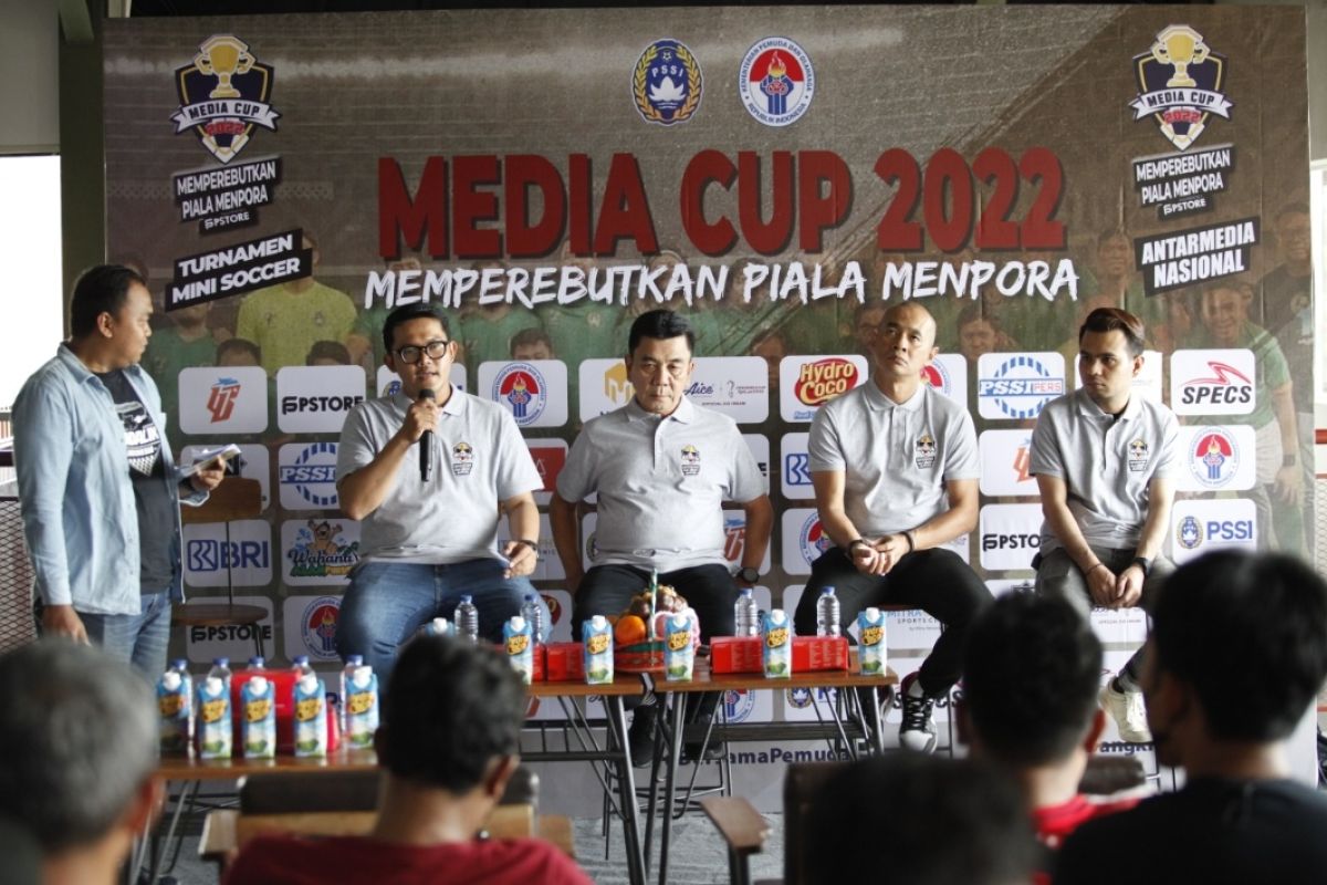 PSSI Pers menggelar Media Cup 2022 perebutkan Piala Menpora