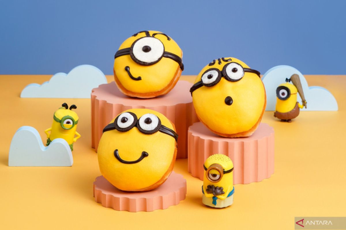 Karakter Minions hadir dalam bentuk donat