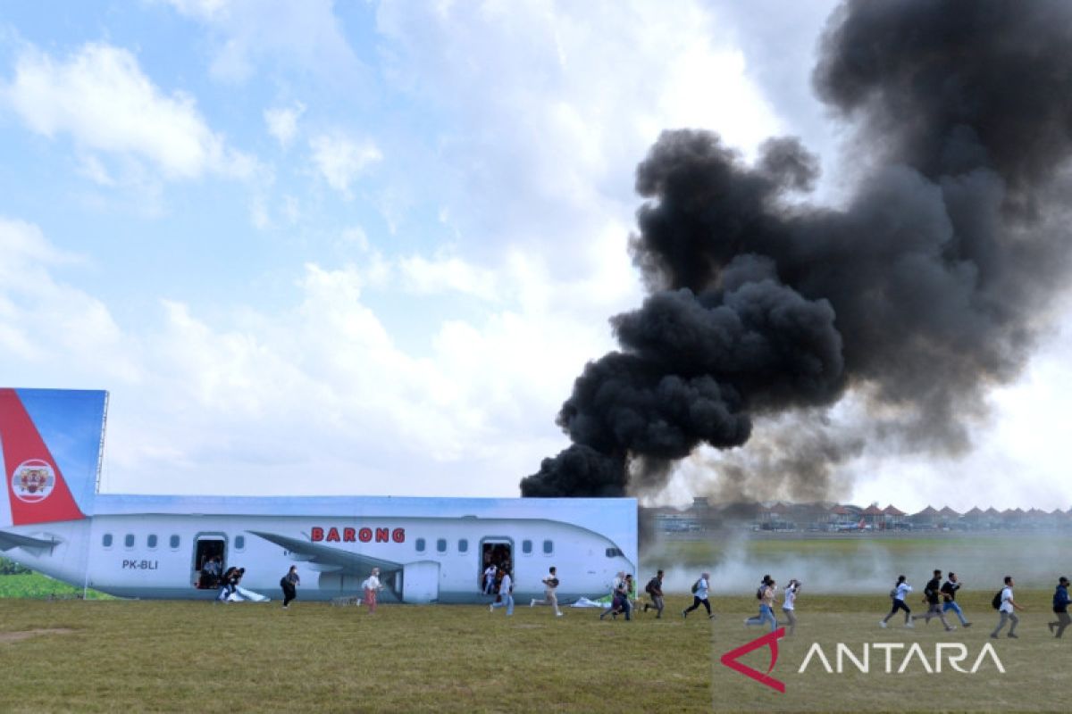 AP I latih penanggulangan keadaan darurat bandara jelang KTT G20 Bali