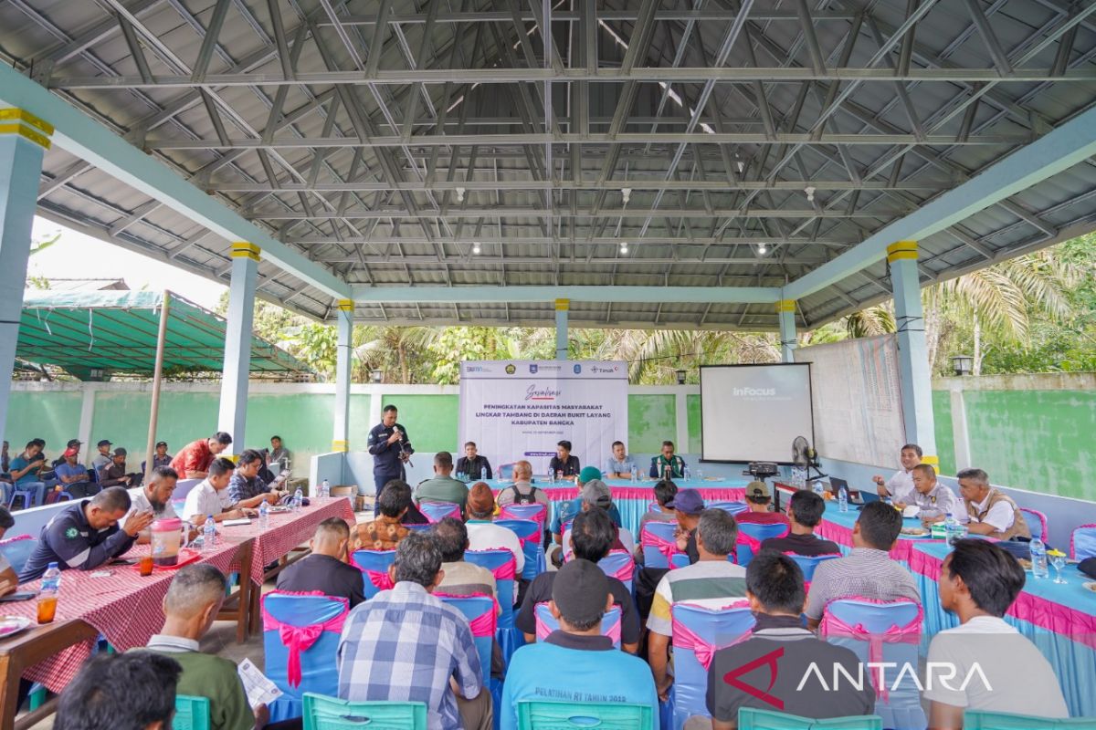 Untuk Meningkatkan Kapasitas Masyarakat di Lingkar Tambang, PT Timah Tbk Gelar Sosialisasi di Desa Bukit Layang