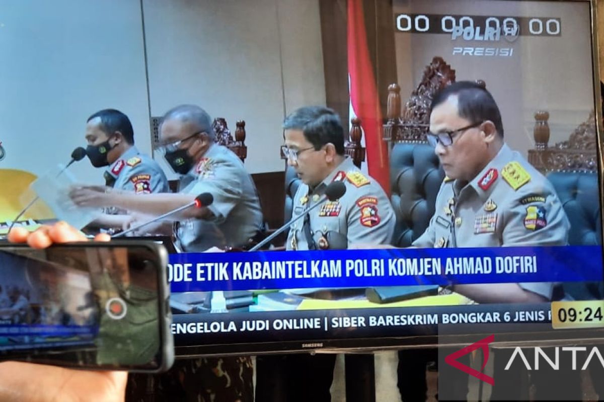 Kapolri memastikan sidang etik kasus Duren Tiga tetap berjalan