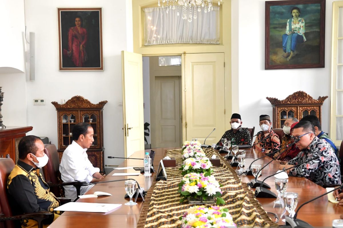 Perwakilan KAHMI diterima Presiden Jokowi di Istana Kepresidenan Bogor