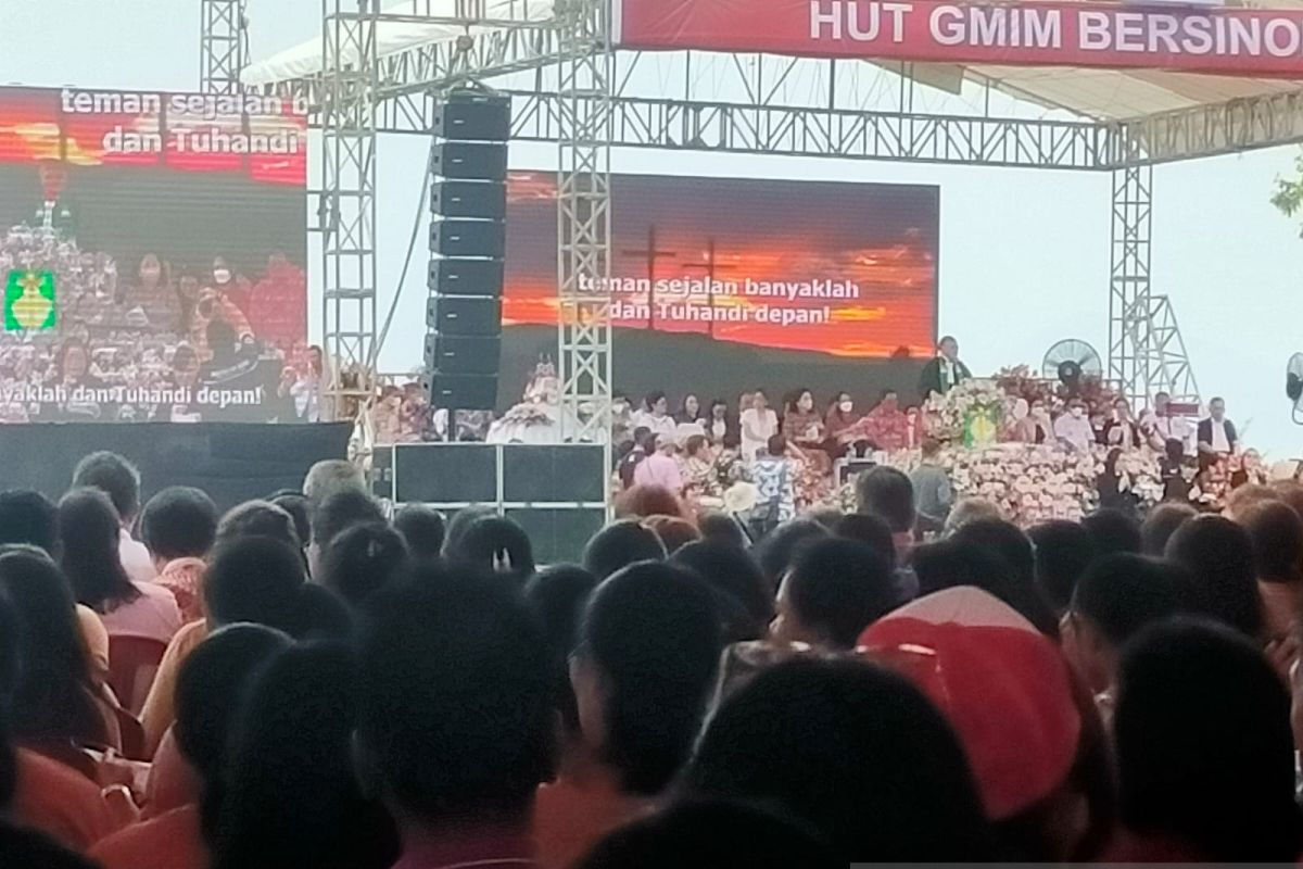 Ribuan Pelsus-KPDP hadiri ibadah Agung 88 Tahun GMIM Bersinode