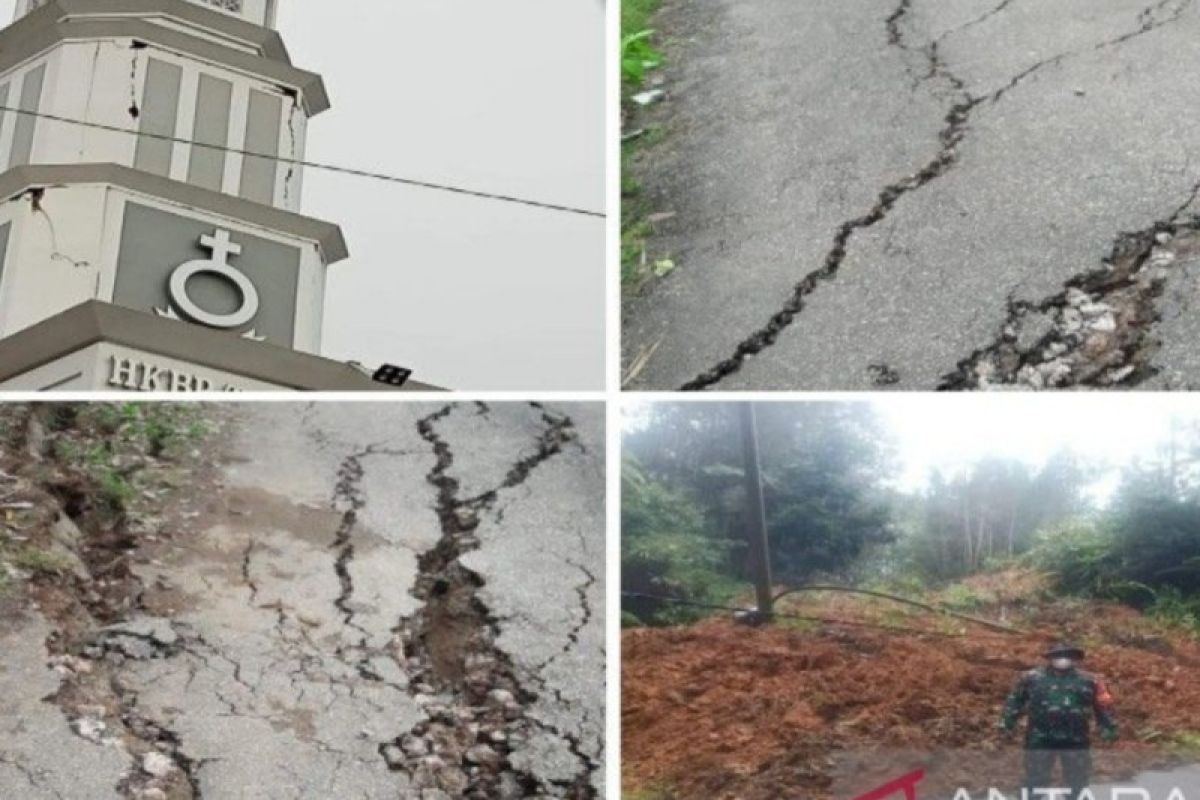 872 rumah rusak akibat gempa di Tapanuli Utara Sumut
