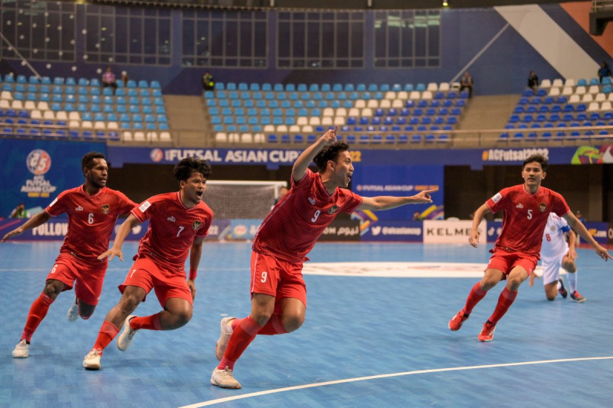 Piala Asia Futsal 2022 - Indonesia buka peluang ke perempat final usai gilas Lebanon 7-2