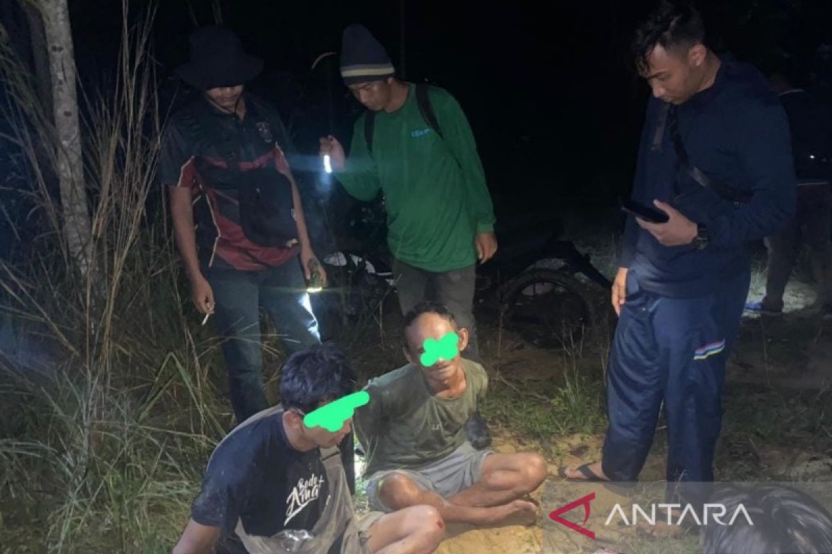 Tim gabungan Bangka Barat tangkap warga menambang di Bukit Menumbing