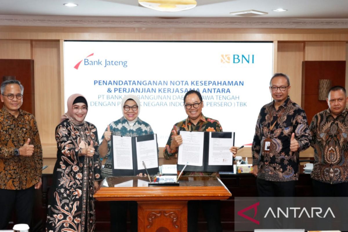 BNI sinergi dengan Bank Jateng dukung peningkatan operasional pelayanan