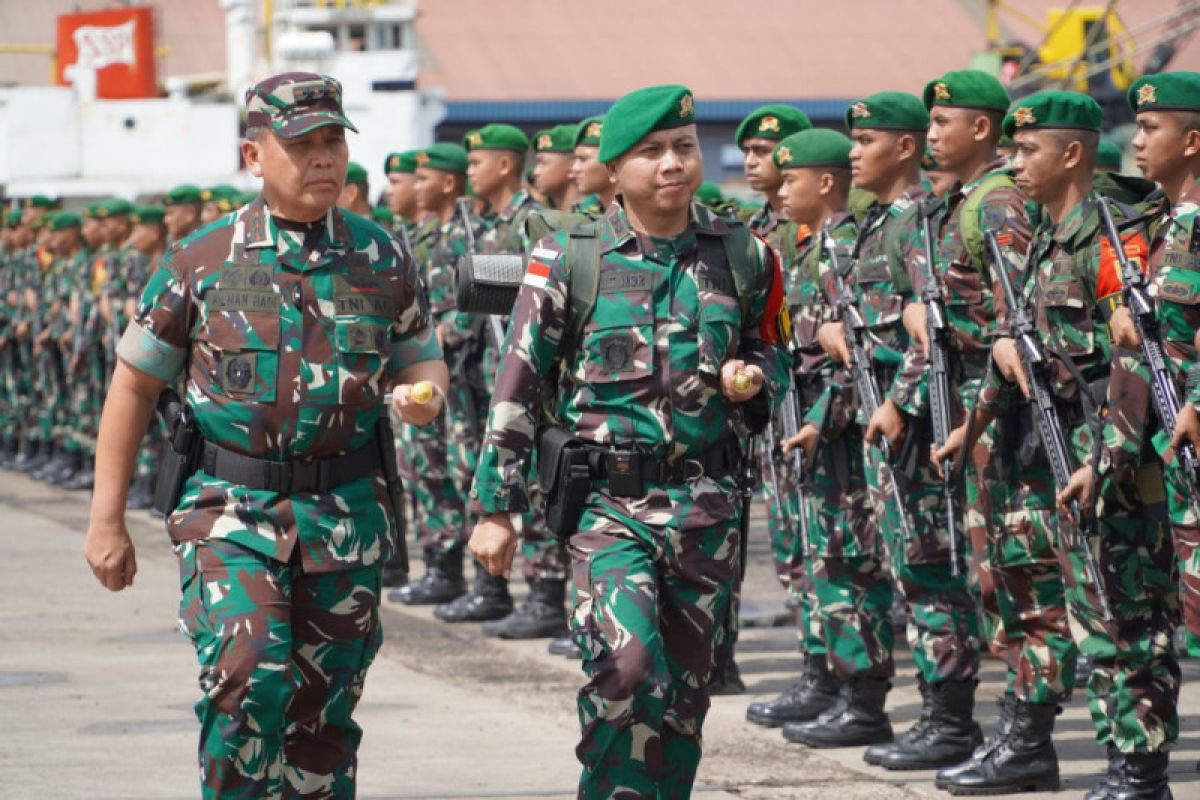 Pangdam II/Sriwijaya lepas 405 prajurit Yonif 143/TWEJ ke Papua