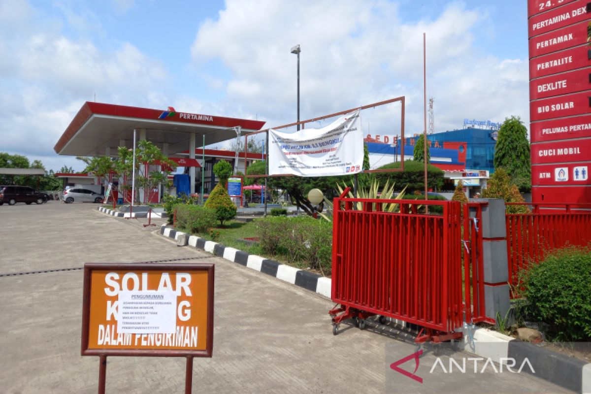 SPBU KM 6,5 Bengkulu tutup sementara pembelian BBM subsidi solar