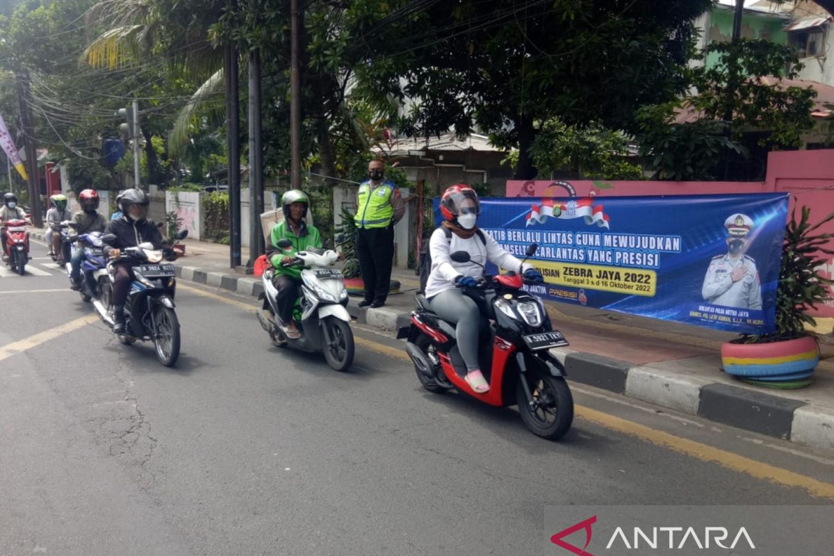 Polda Metro tiadakan penindakan saat razia Operasi Zebra Jaya 2022