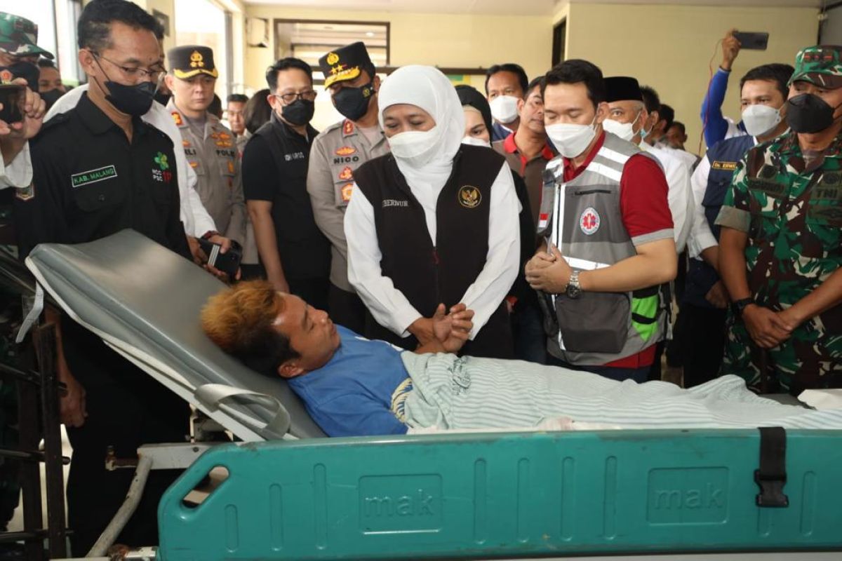 Gubernur Khofifah harapkan tragedi di Stadion Kanjuruhan tak terulang