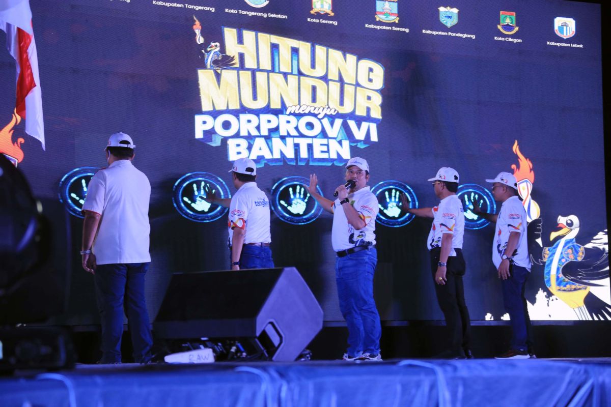Pemkot Tangerang - KONI gelar hitung mundur 48 hari menuju Porprov Banten