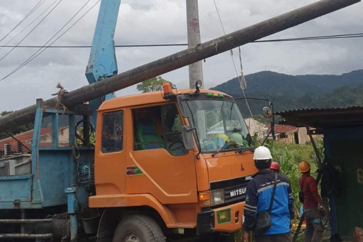 PLN: 98 persen listrik di Tapanuli  Utara  telah menyala pasca-gempa