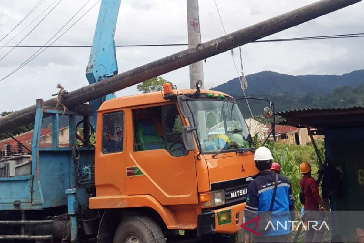 PLN: 98 persen listrik Tapanuli Utara telah menyala, pascagempa Sabtu