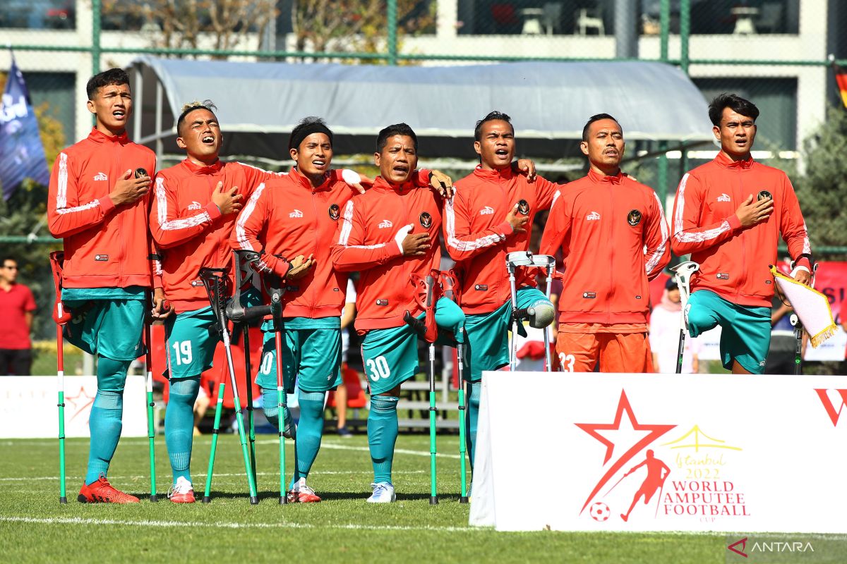 Indonesia kalah 0-3 dari Inggris di Piala Dunia Amputasi 2022